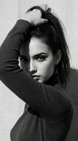 Petra In Zara - Variation - B&W Minimalist Wall [VAR:1] [Rotated 41° Right]